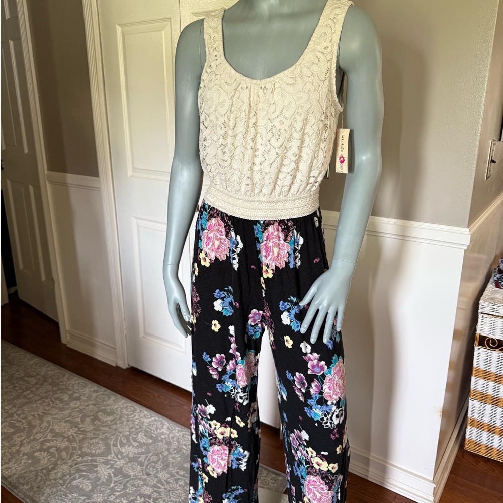 Wishful Park Black Wide Leg Jumpsuit